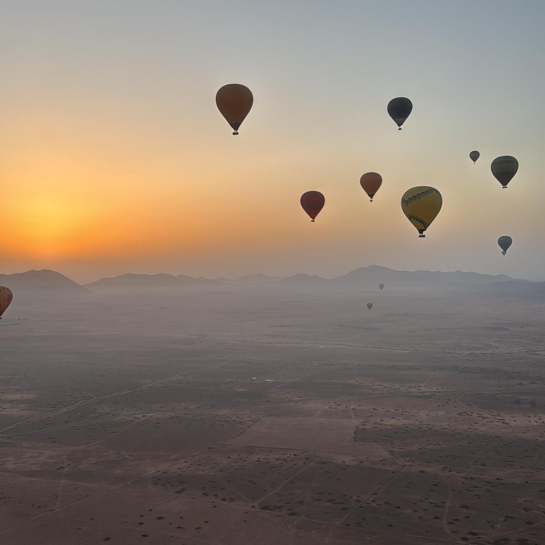 Marrakech : Vol en montgolfière avec petit-déjeuner berbère et promenade à dos de chameau