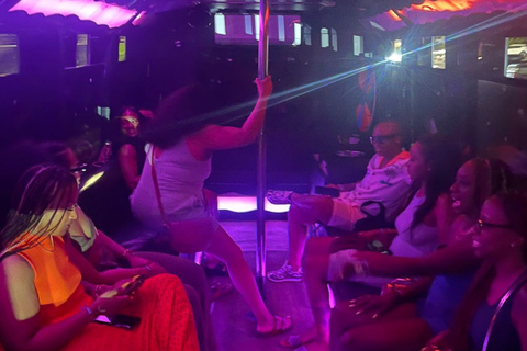St. Maarten: Private Party Bus with Driver VIP Party Bus Rental with Driver (3Hours)