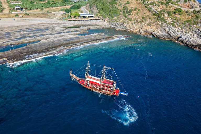 From Alanya: Gazipasa Hidden Bays Boat Tour & Lunch