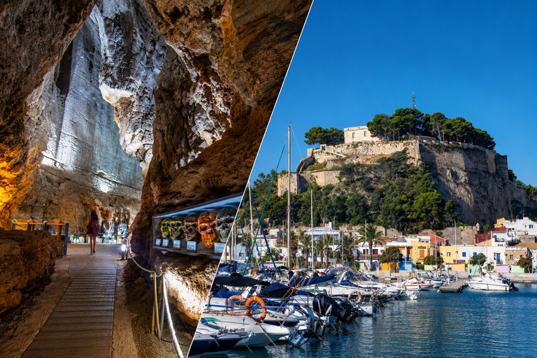 From Valencia: Dénia Castle, Beach & Skulls Cave Day Trip Day trip with Pickup at Torres de Serranos