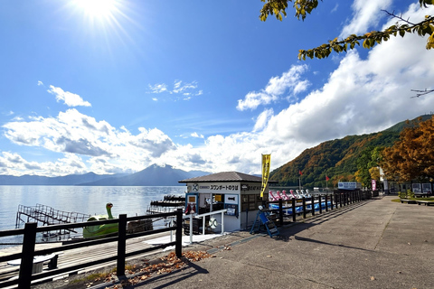 From Sapporo: Hoheikyo Dam, Jozankei & Lake Shikotsu Tour Shared Tour, Meet at Sapporo Station