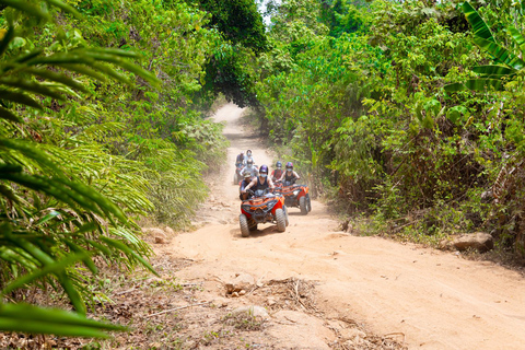 Phuket: Tirolina Volando más Alto que un Halcón con Opción ATVZipline 18 Plataforma y paseo en quad