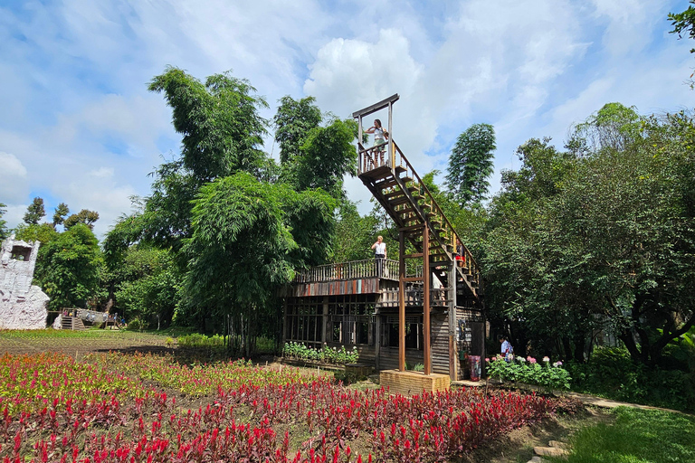 Chiangmai: Lepki wodospad &amp; Kraina aniołów &amp; Wat ban den.