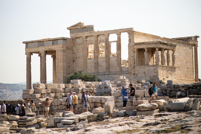 From Piraeus Port: Acropolis and Parthenon Mythology Tour Acropolis Walking Tour With Tickets