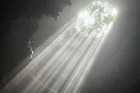 Sunrise at Nglanggeran Volcano, Jomblang Cave & Timang Tour