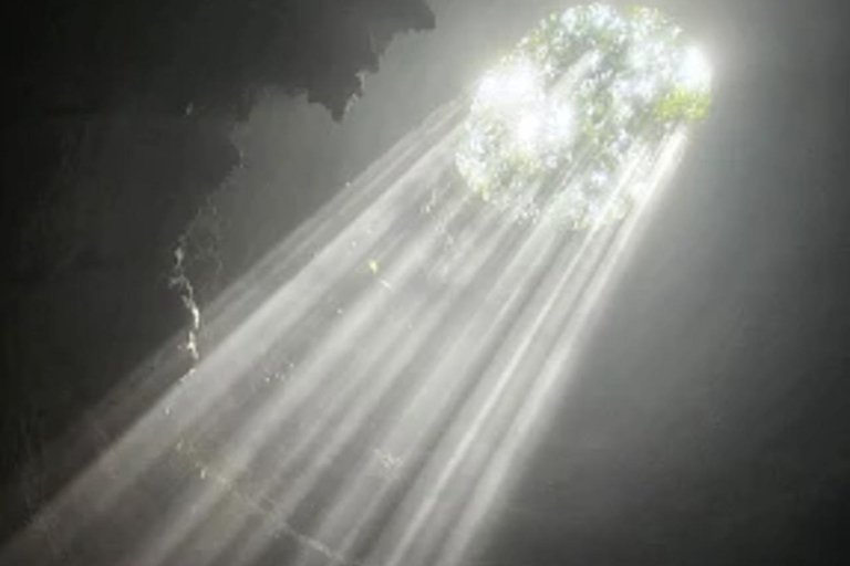 Sunrise at Nglanggeran Volcano, Jomblang Cave & Timang Tour