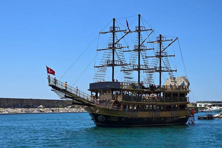 Alanya: Pirate Boat Trip with Lunch & Free Soft Drinks Soft Drinks, Lunch & Transfer
