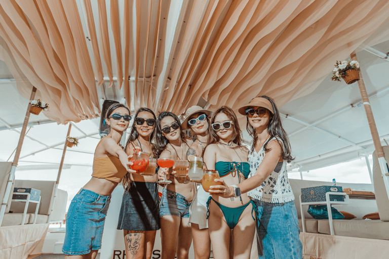 Phuket: Party Boat Cruise Koraal, Racha eiland, Promthep kaap