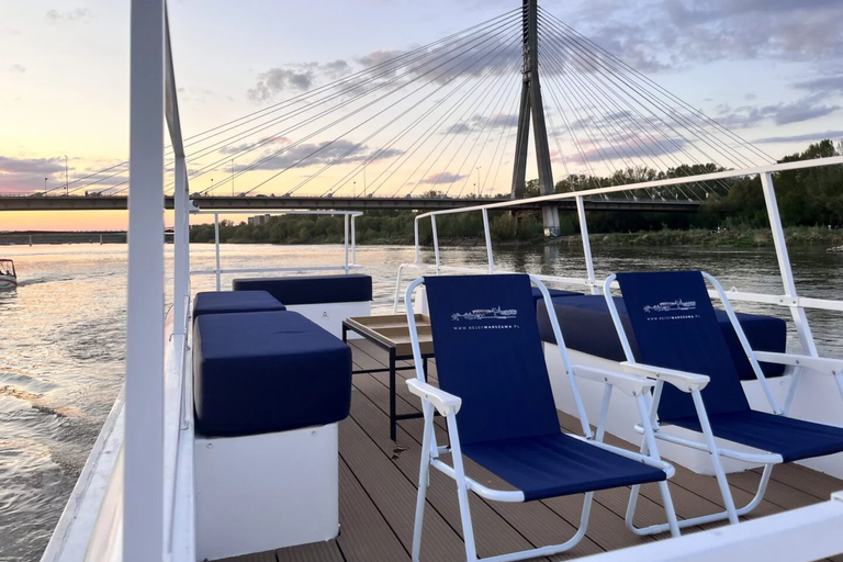 Varsóvia: cruzeiro privado pelo rio com snacks e bebidasVarsóvia: cruzeiro privado no rio com lanches e bebidas