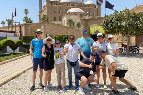 Hurghada: Cairo Pyramids, GEM & Citadel Tour by Flight Hurghada: Cairo Day Trip by Plane with Lunch & Guide