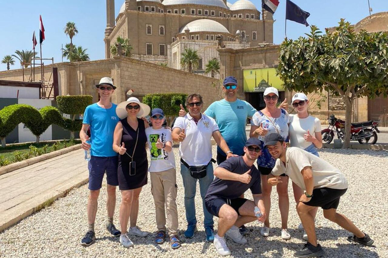 Hurghada: Cairo Pyramids, GEM & Citadel Tour by Flight Hurghada: Cairo Day Trip by Plane with Lunch & Guide
