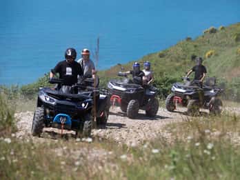 90min ATV Guided Tour in Kallm with Secret Bunker Visit