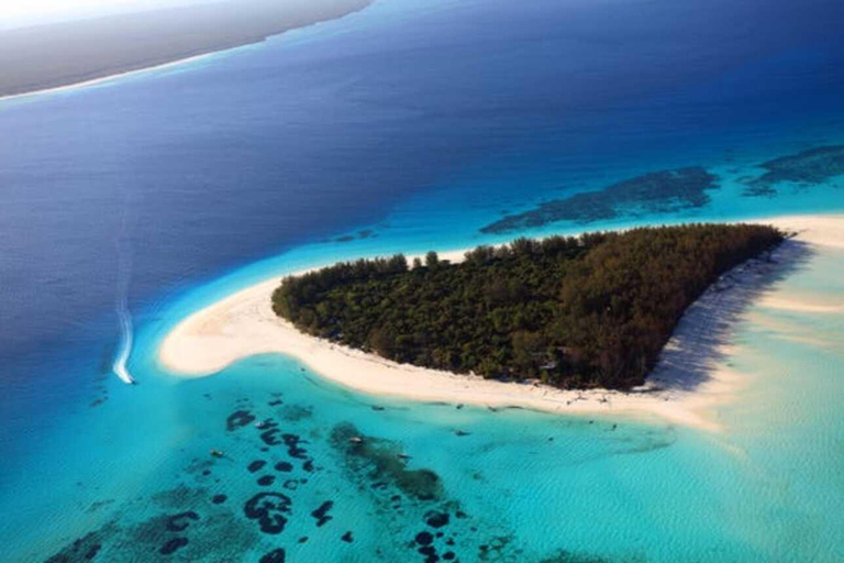 Raj Mnemba; snorkling ze skuterem wodnym z plaży Kendwa