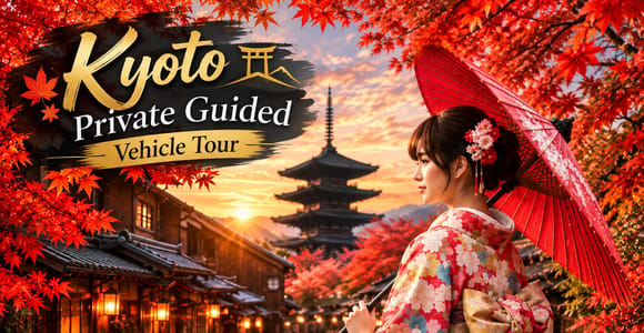 Kyoto: Full-Day Autumn Tour with Guide & Vehicle