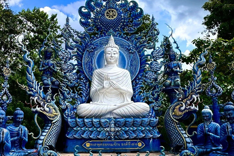 Chiang Rai Red Temple & Golden Triangle Boat Trip Free Lunch Hotel Pickup and Drop-Off (Within Pickup Area)