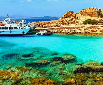 Vanuit Palau: La Maddalena Archipel Dagtocht per Boot