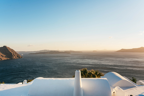 Santorini: begeleide wandeling naar krater en zonsondergang