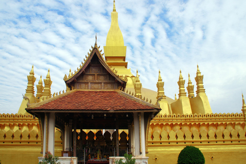 Vientiane stadsvandring med Buddhas park och lunch