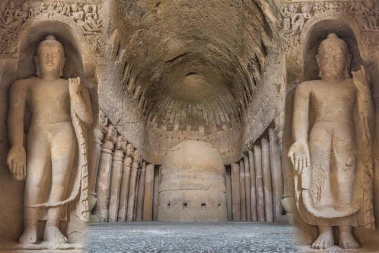 Kanheri Caves Tour and Global Vipassana Pagoda Combo Tour