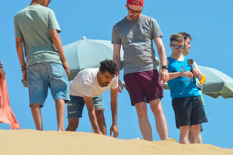 De Agadir: Sandboard e quadriciclo nas dunas de Timlaline