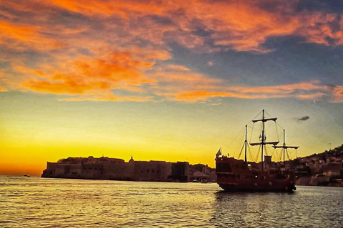 Dubrovnik (Marina Frapa): Golden hour Sunset Cruise (2h) Shared Golden Hour Sunset Speedboat Cruise (1h)