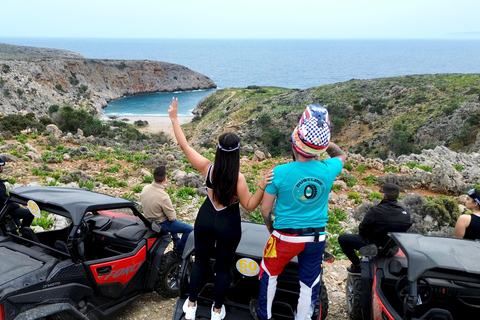 Chania Buggy Safari Off-Road Adventure to Menies Beach.