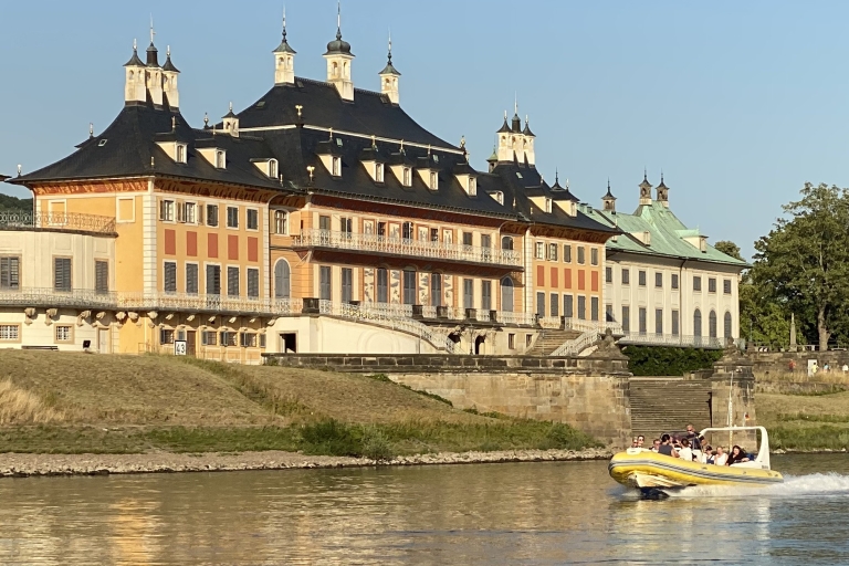 Dresde: 2h Tour en barco privado hasta 10 personas potente RIB