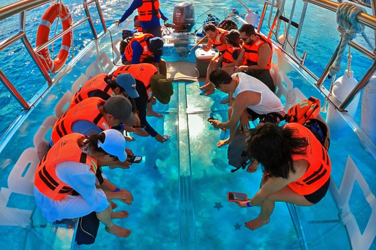 Cancún : excursion en bateau transparent