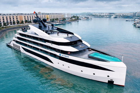 Ha Long 3D2N Or 2D1N By A Luxury Cruise & Bathtub & Balcony Private Car Transfer & Private Guide & Shared Cruise in 3D2N