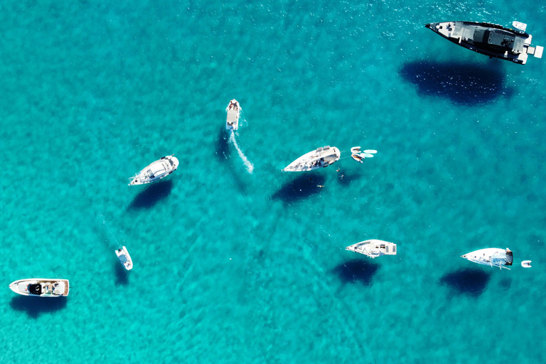 Ibiza: Passeio de barco à vela de dia inteiro para Formentera com remo