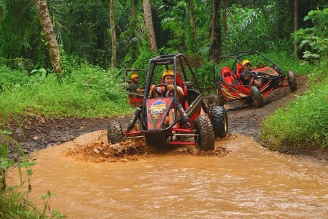 Bali: Buggy Adventure, Meal, and Water Tubing Experience singel buggy ride with lunch and without hotel transfer