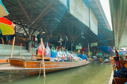 Bangkok: Aventura en Damnoen Saduak y Mercado Ferroviario de Maeklong