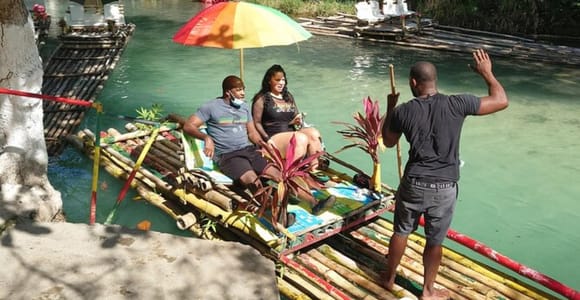Montego Bay, Jamaica: Bamboo Rafting with Foot Massage