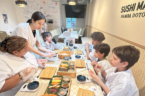 Osaka: Sushi Making in Spacious Studio with Certificate 10/1～Temari Sushi Making Experience