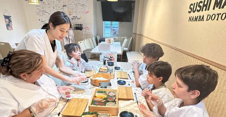 Osaka: Sushi Making in Spacious Studio (SAME-DAY OK!)