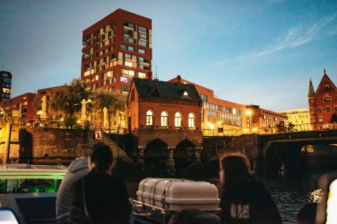 Hamburg: Avondlichtcruise door de haven van 1 uur