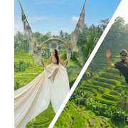 Ubud: Swing, Zipline & SkyBike Rice Terrace Adventure