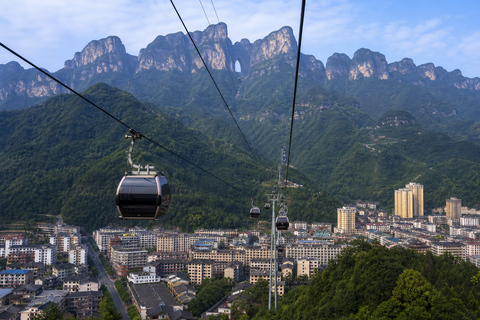 Tianmen Mountain: E-Ticket & Multilingual Guide Options Route A: City Cableway Up & Express Cableway Down