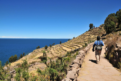 Excursion: 3 stops in the middle of Lake Titicaca, floating Uros and Taquile Excursion: 3 stops in the middle of Lake Titicaca, floating Uros Islands, and Taquile