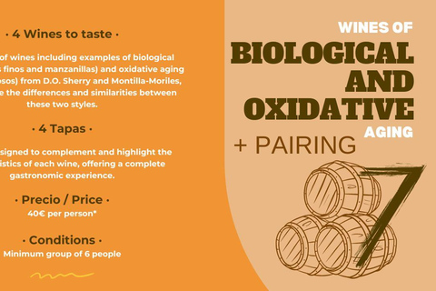 Tasting: &quot;Biological and Oxidative Aging Wines&quot; + Pairing