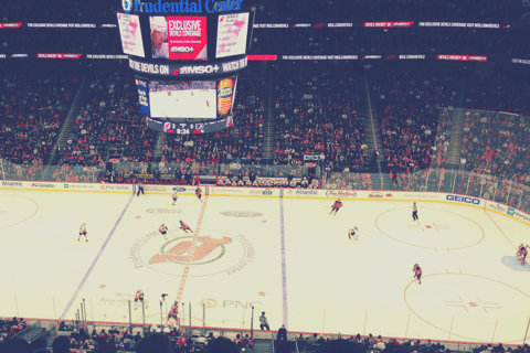 Newark: New Jersey Devils Ice Hockey Game Ticket Upper Goal