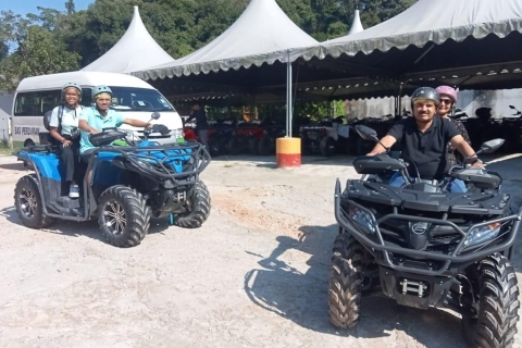 Kuala Lumpur: Aventura privada en quad y experiencia en las cataratasAventura en quad con experiencia en las cataratas