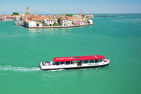 Venice: Murano, Burano and Torcello Hop-On Hop-Off Boat Tour24-Hour Ticket