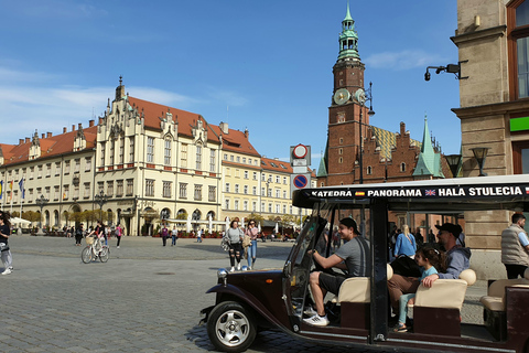 Wrocław: 2-hour RETRO e-bus tour (for groups up to 7 people)