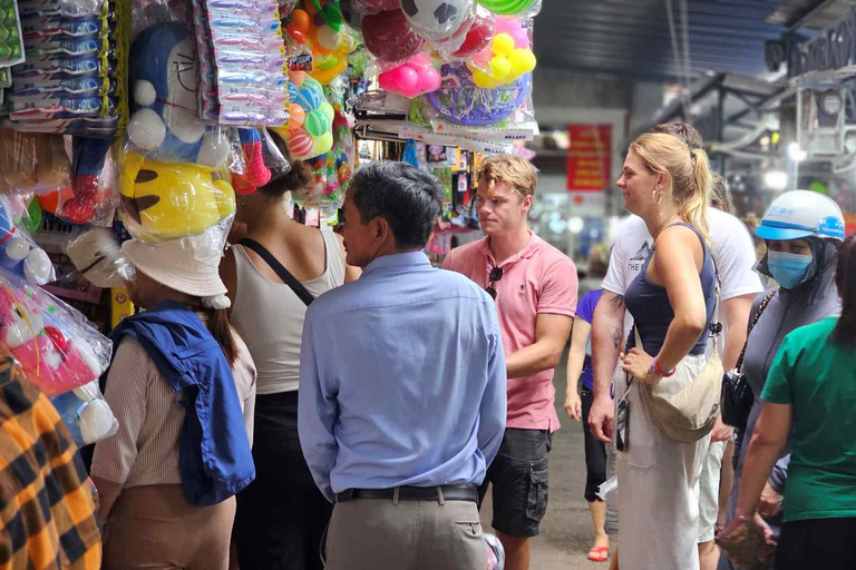 Hue: Food Walking Tour with Coffee and Market Visit Hue Street Food Tour by Cyclo