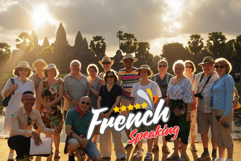 Angkor Wat Day Tour with French-Speaking Guide B: 3 Days Tour Adventure