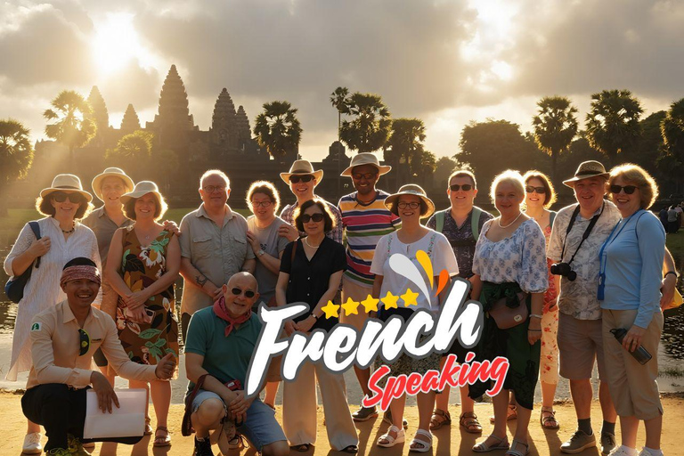 Angkor Wat Day Tour with French-Speaking Guide B: 3 Days Tour Adventure