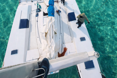 Cap d'Agde: Catamaran trip – meal included, paddleboarding, and swimming