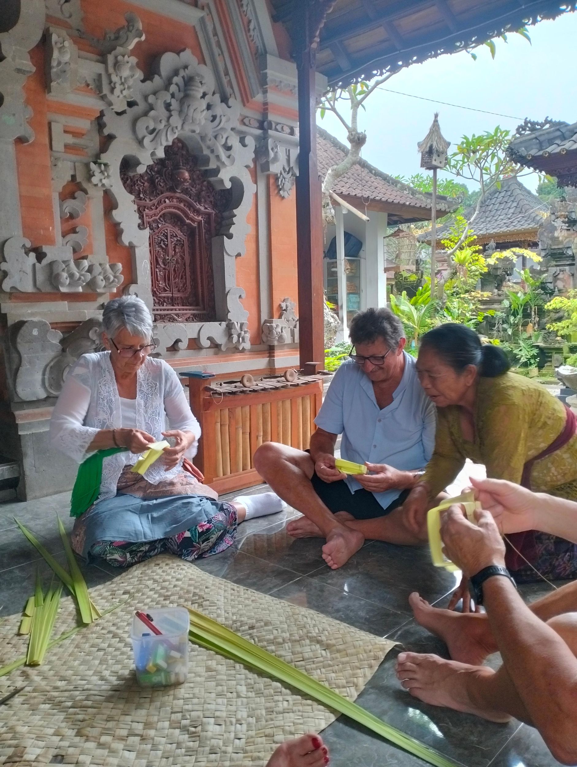 Ubud: Balinesische Opfergabe-Erfahrung