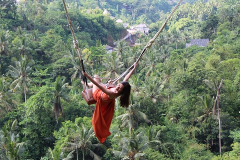Ubud: Gorilla Face-quad, jungleschommel, waterval en maaltijdTandemrit met ontmoetingspunt (zelfaankomst)